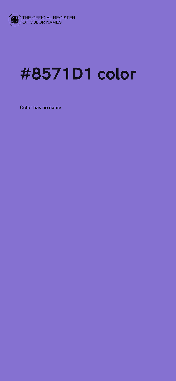 #8571D1 color image
