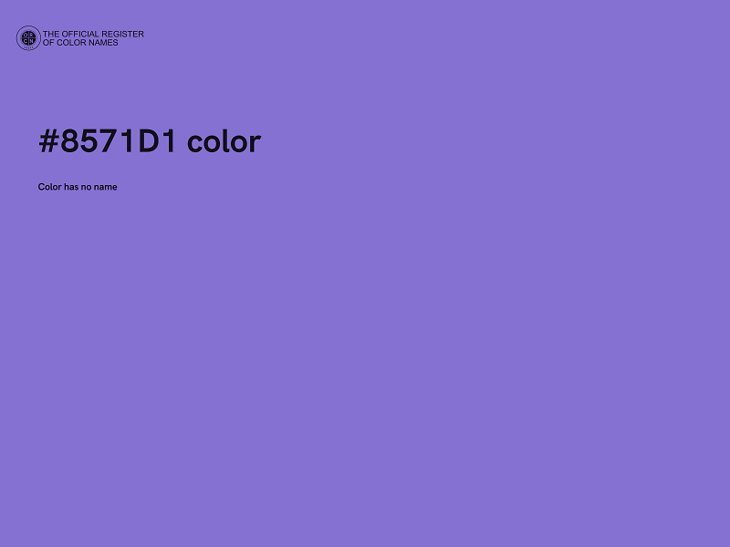 #8571D1 color image