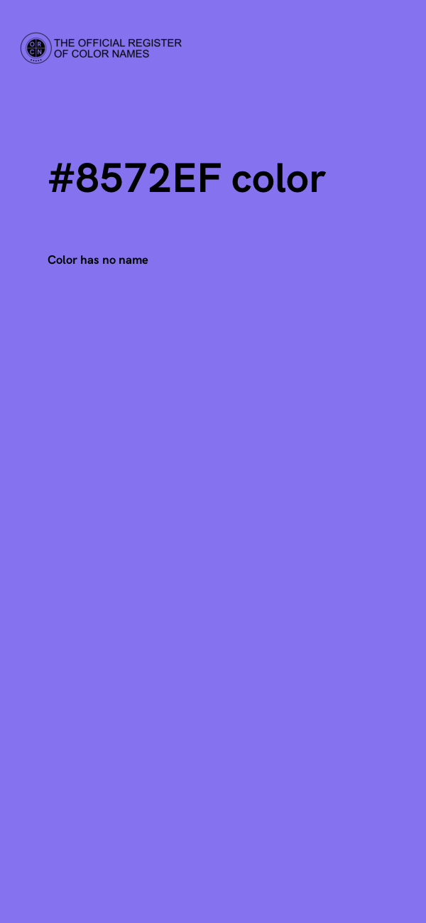 #8572EF color image