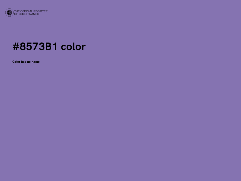 #8573B1 color image