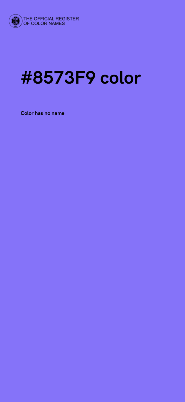 #8573F9 color image