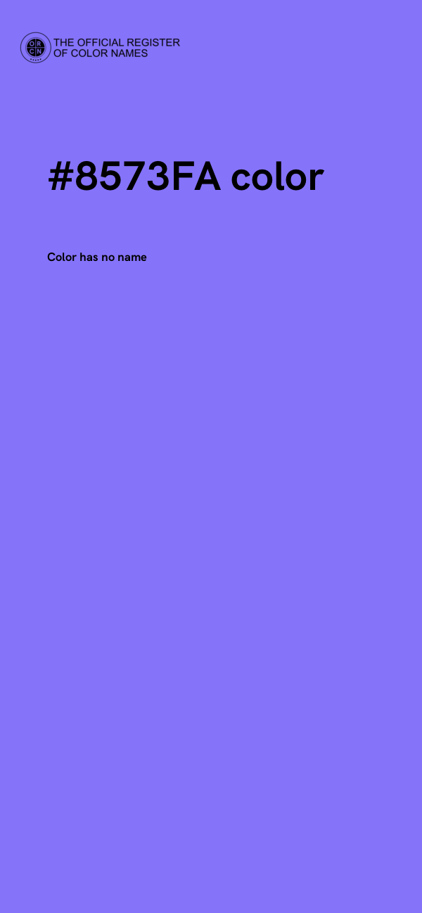 #8573FA color image
