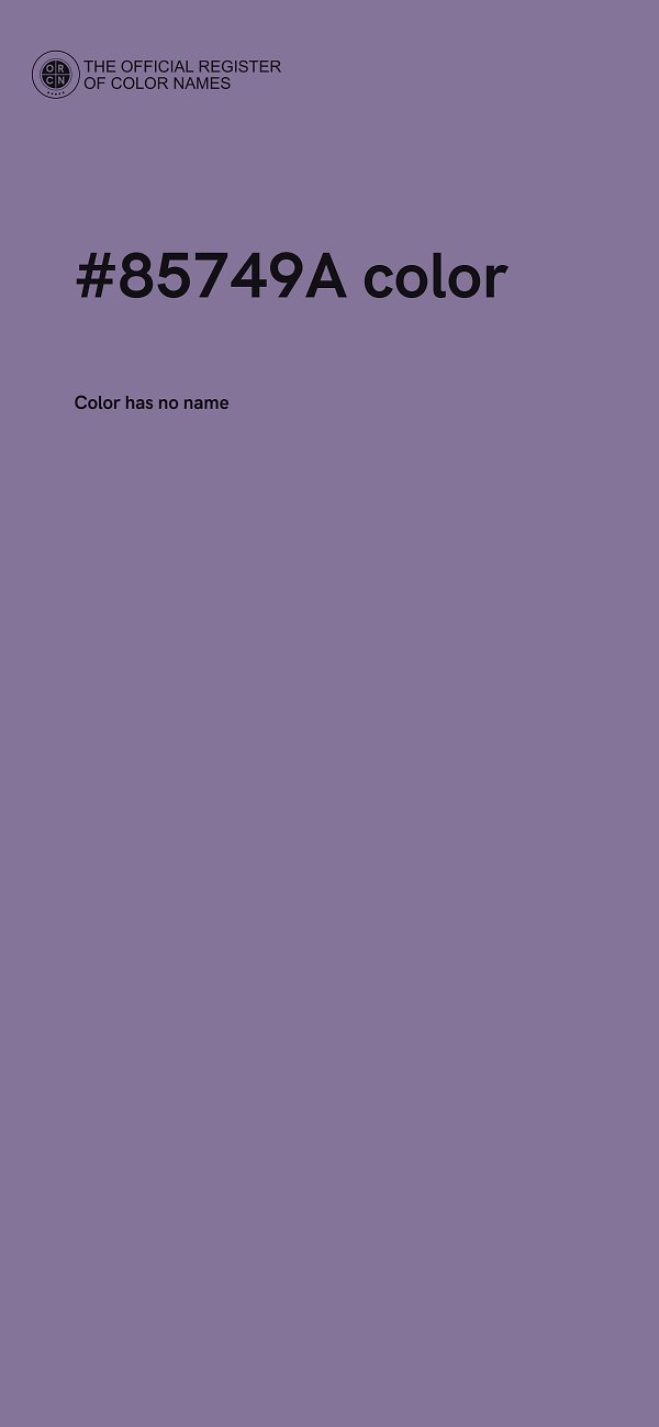 #85749A color image