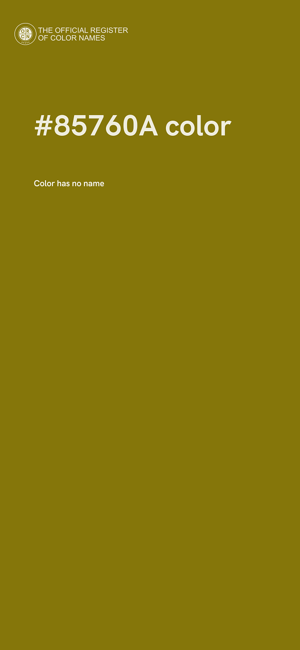 #85760A color image