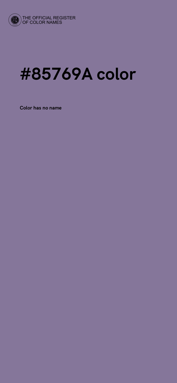 #85769A color image