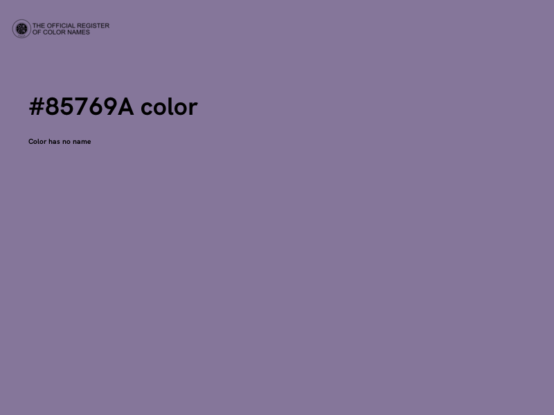 #85769A color image