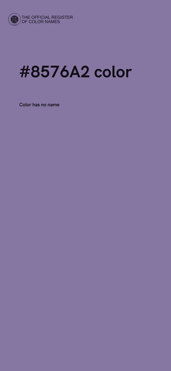 #8576A2 color image