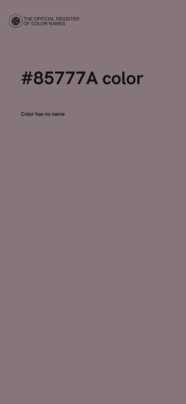 #85777A color image