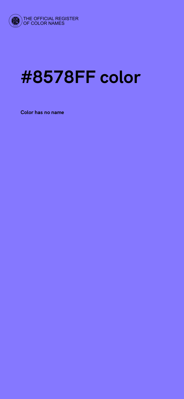 #8578FF color image