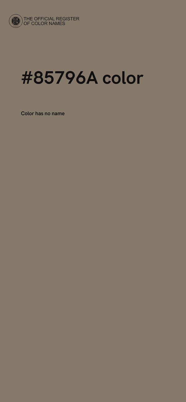 #85796A color image