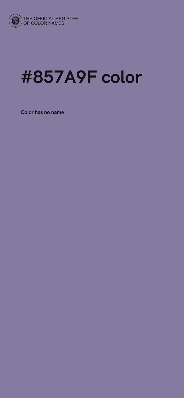 #857A9F color image