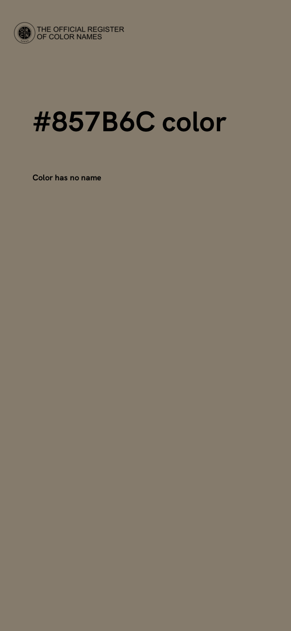 #857B6C color image