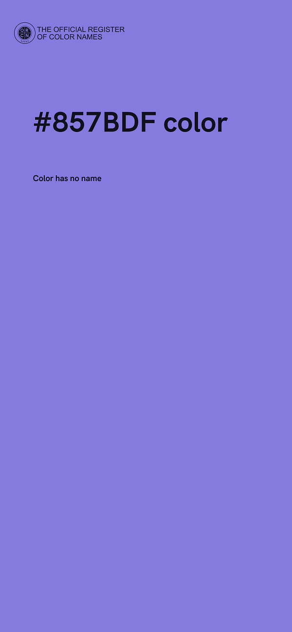 #857BDF color image
