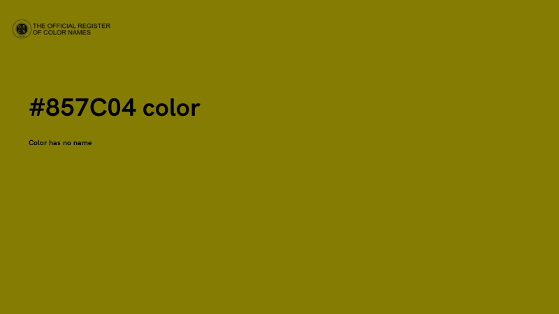 #857C04 color image