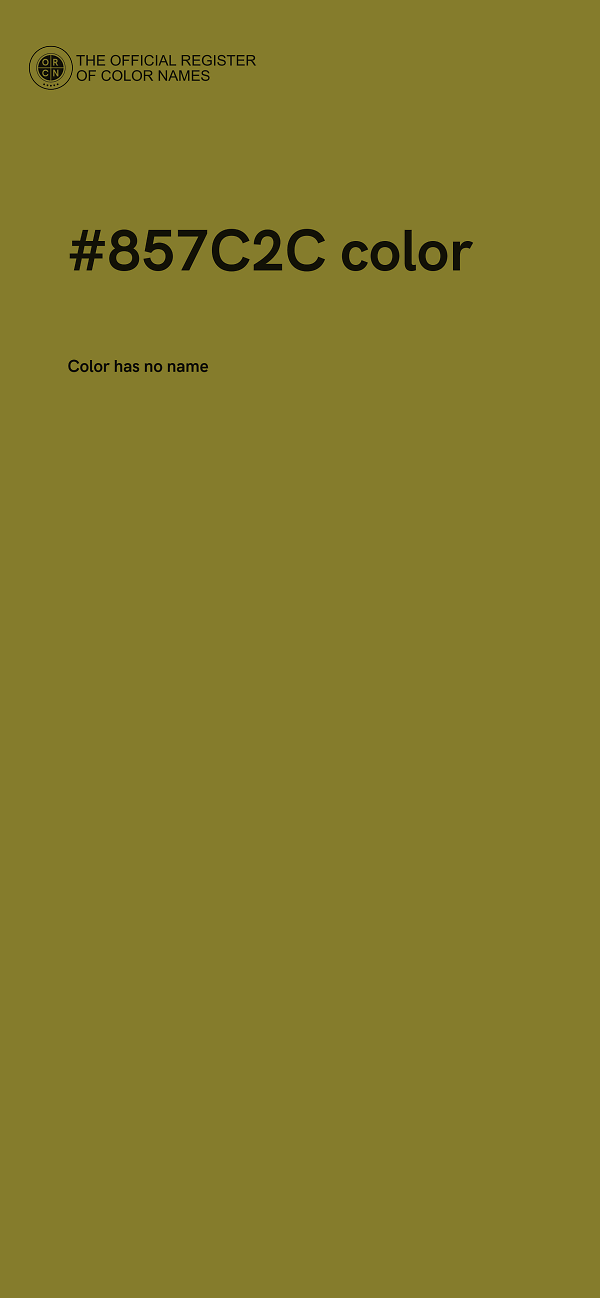 #857C2C color image