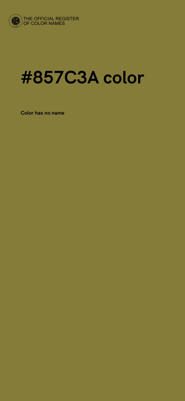 #857C3A color image