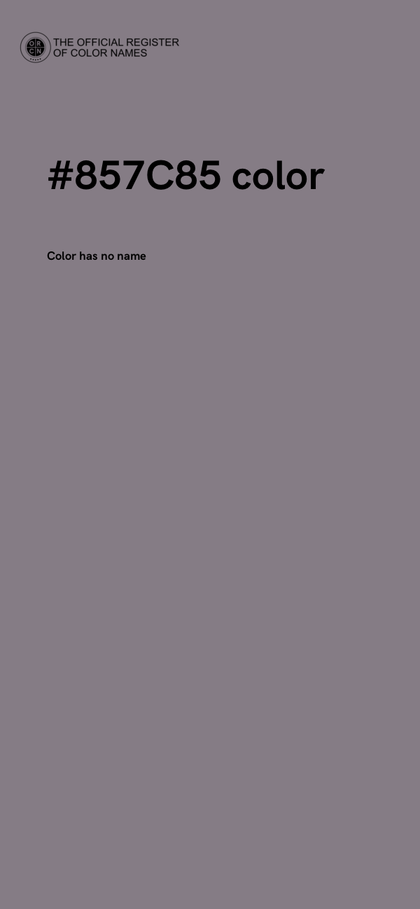 #857C85 color image