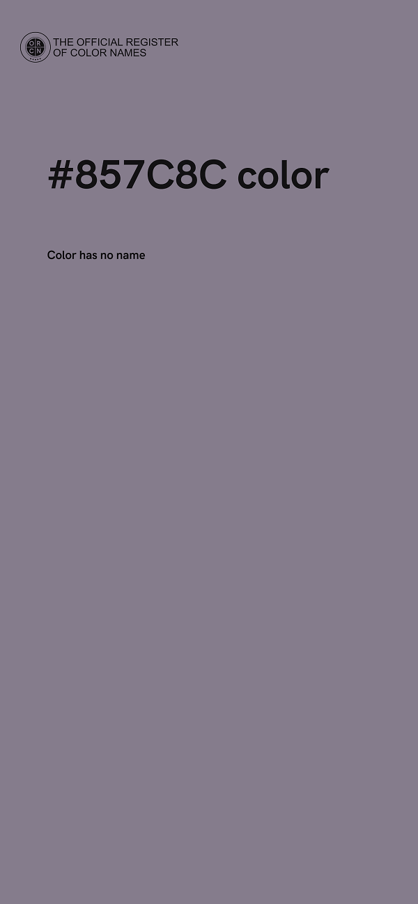 #857C8C color image