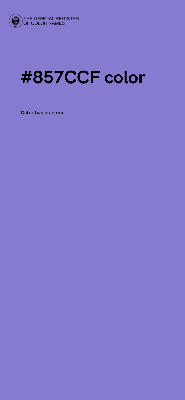 #857CCF color image