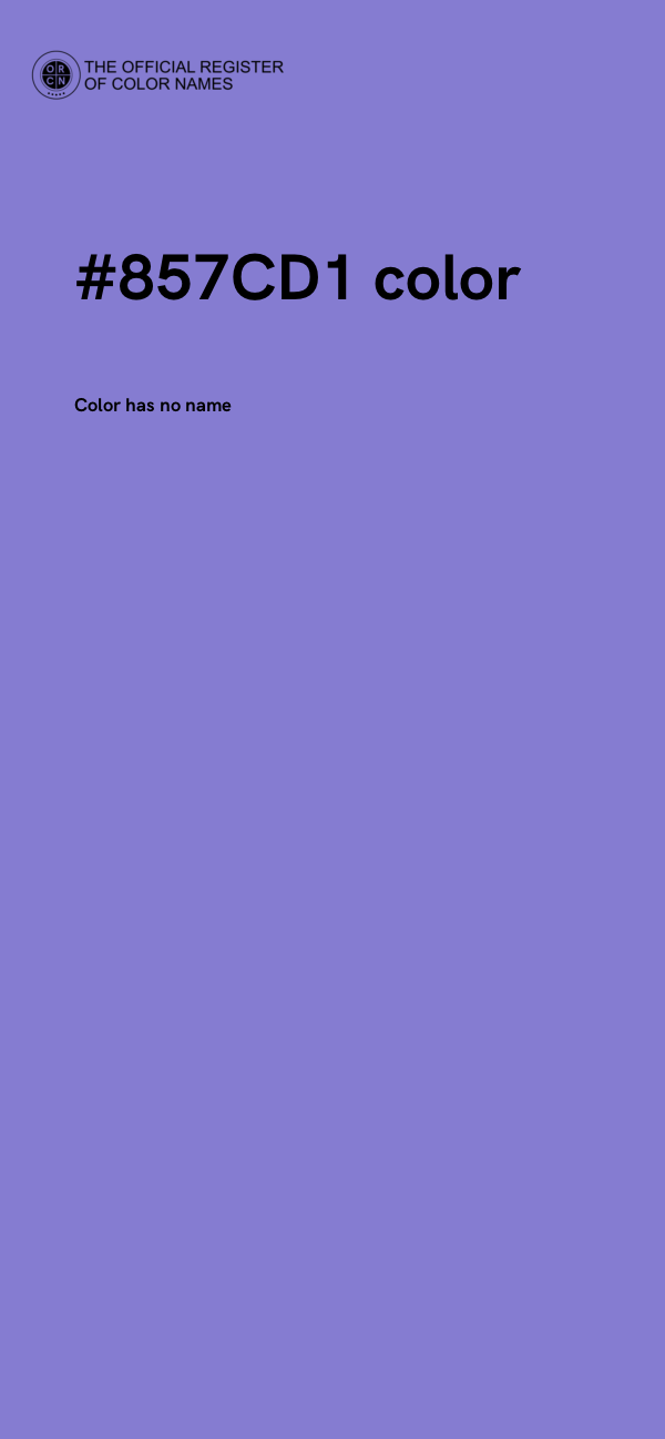 #857CD1 color image