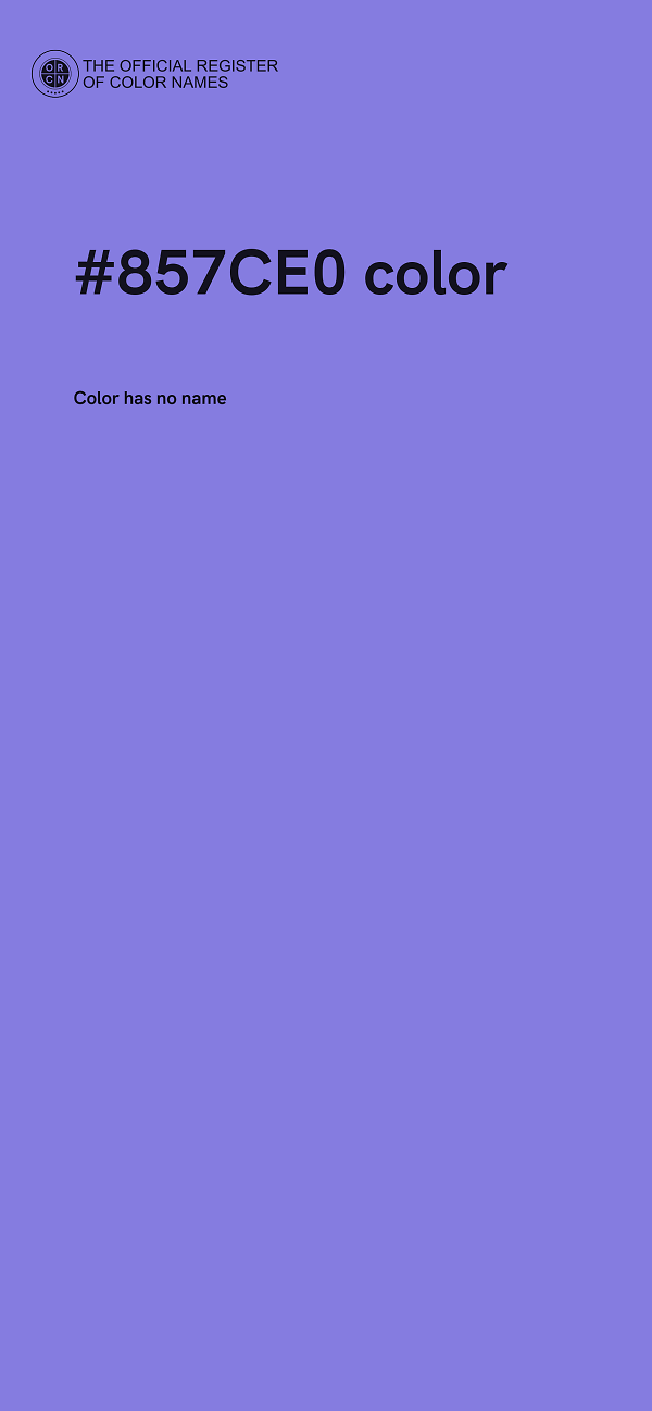 #857CE0 color image