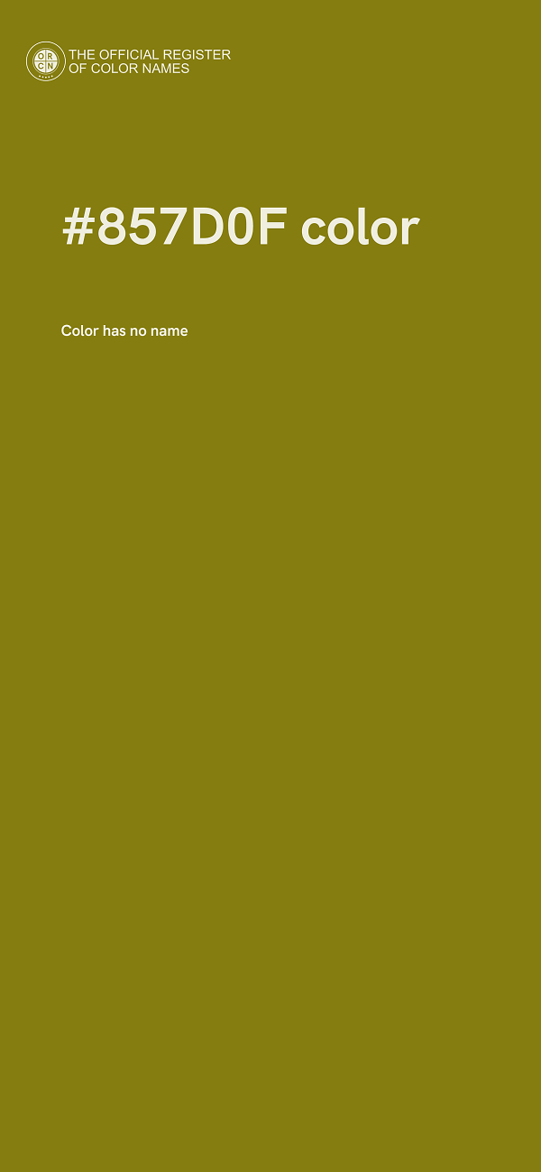 #857D0F color image