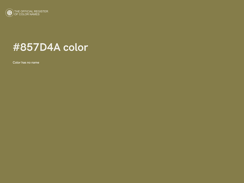 #857D4A color image