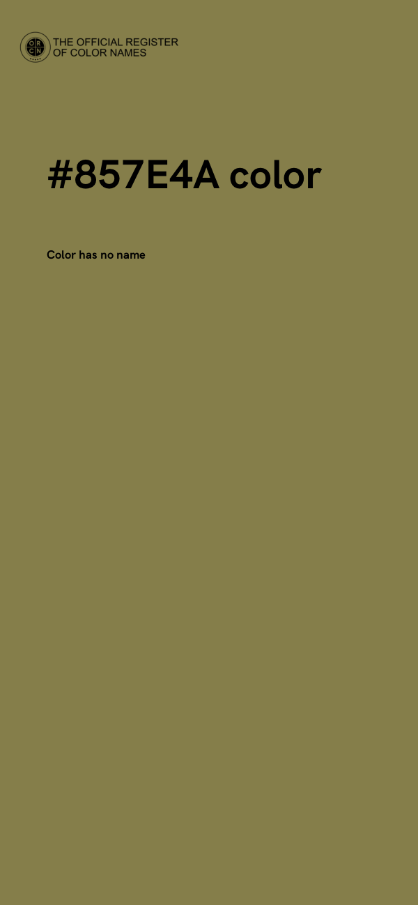 #857E4A color image