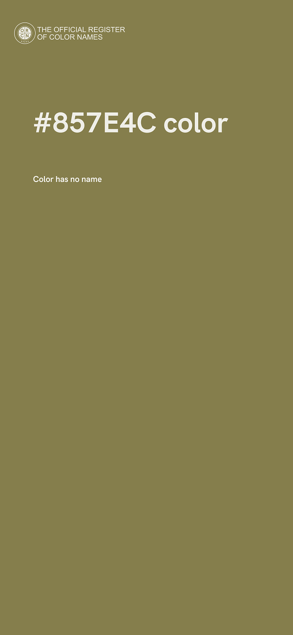 #857E4C color image