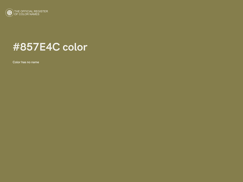 #857E4C color image