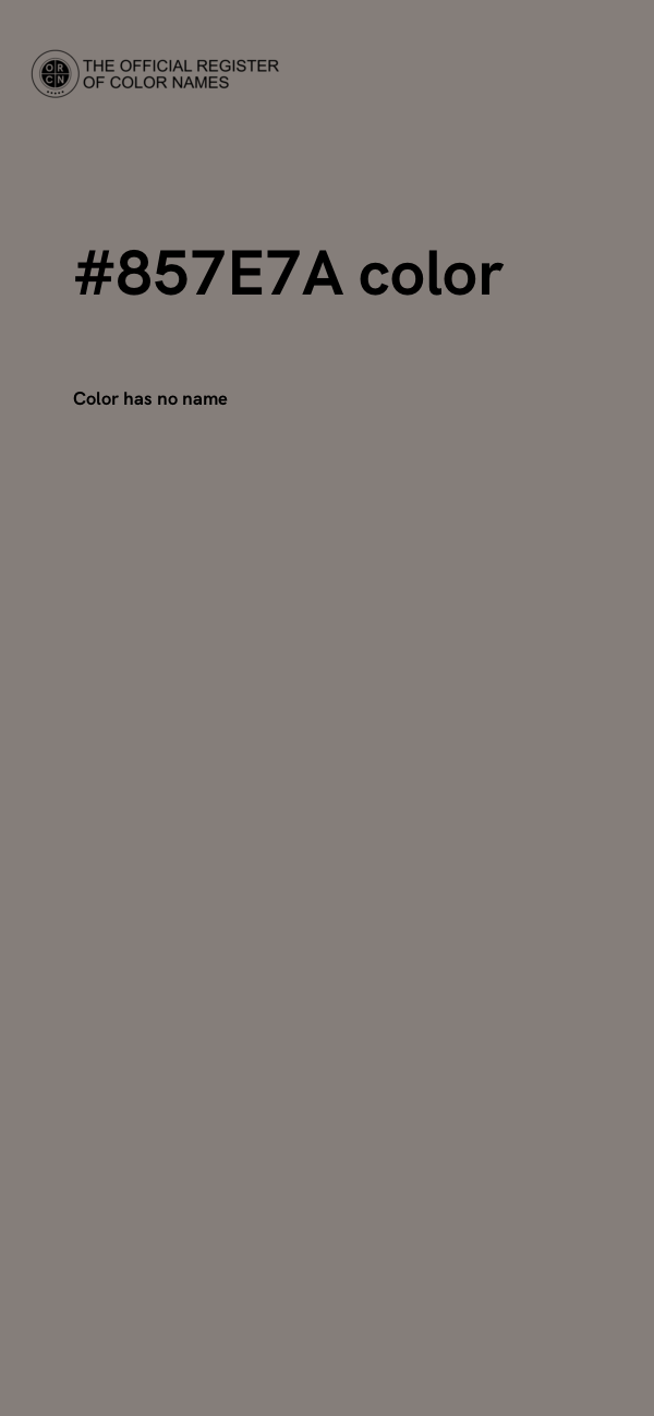 #857E7A color image