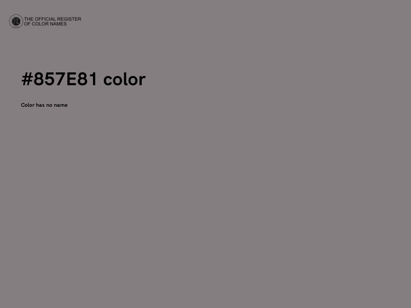#857E81 color image