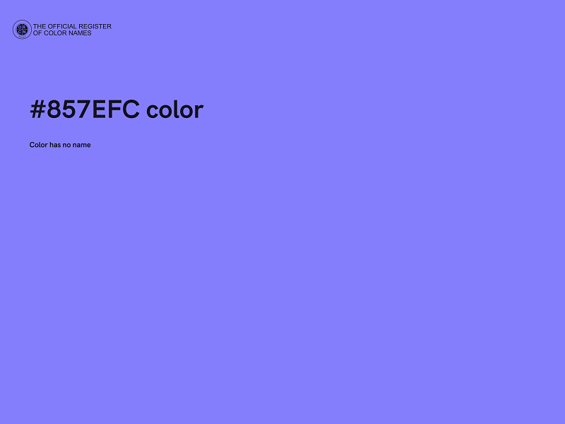 #857EFC color image