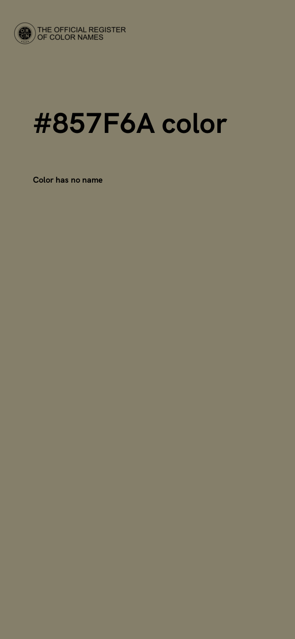 #857F6A color image