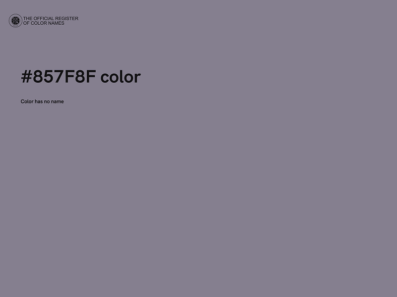 #857F8F color image