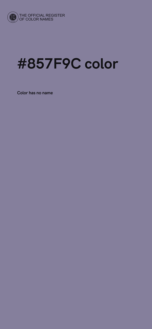 #857F9C color image