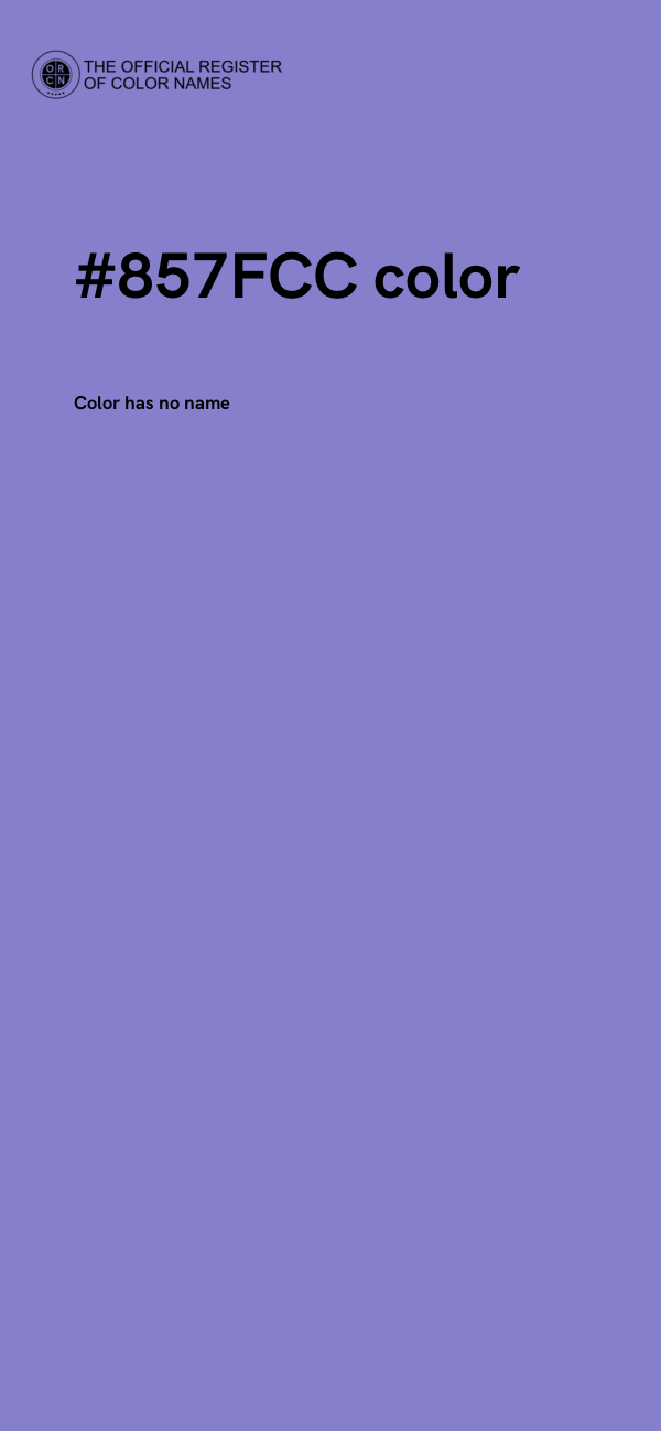 #857FCC color image