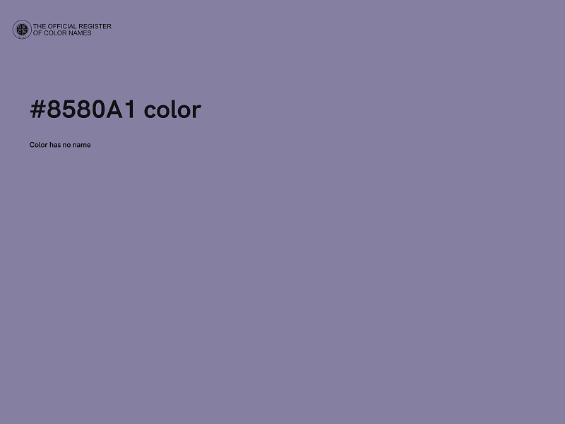 #8580A1 color image