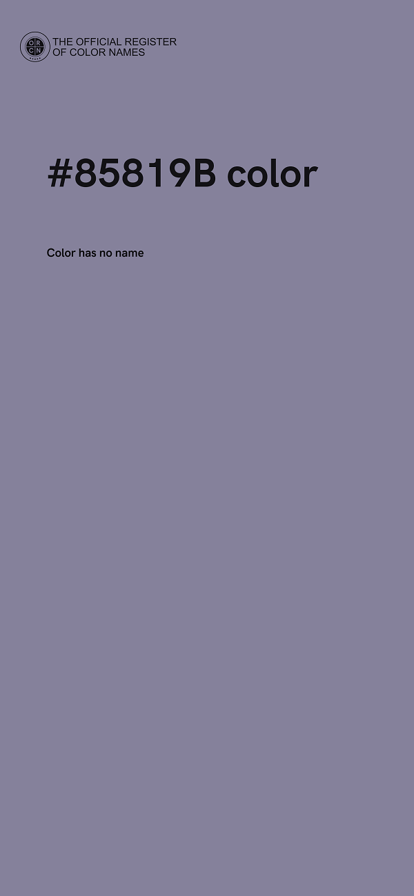 #85819B color image