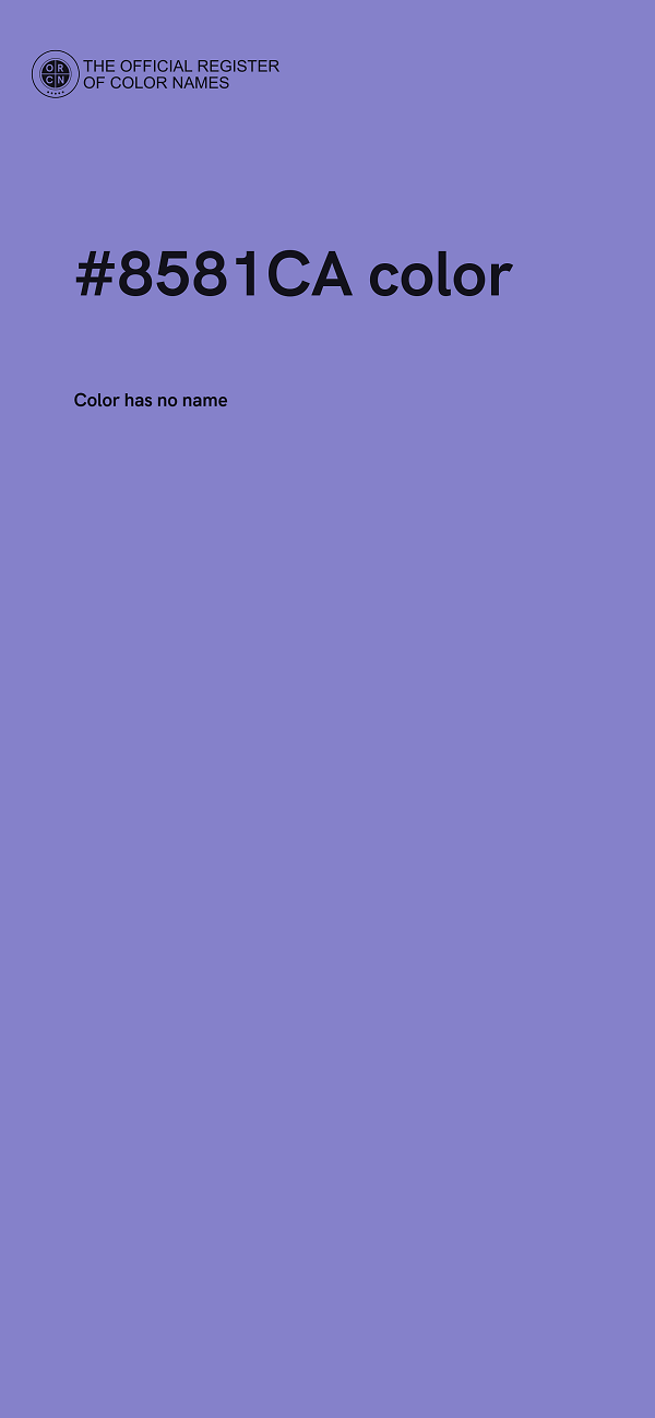 #8581CA color image