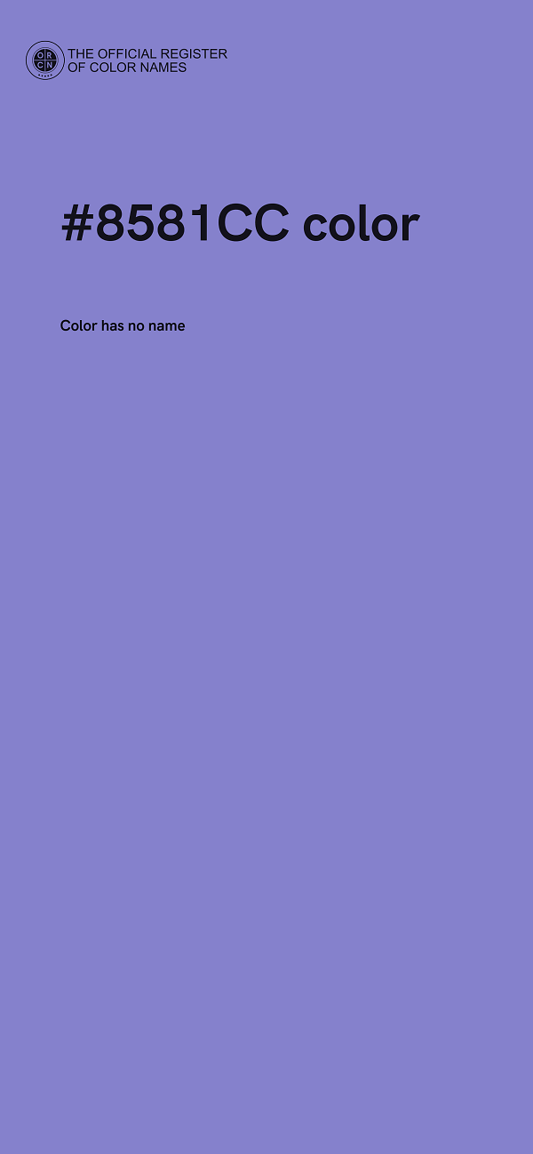 #8581CC color image