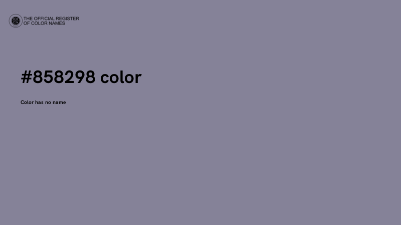 #858298 color image