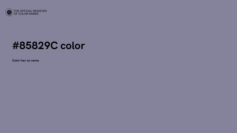 #85829C color image