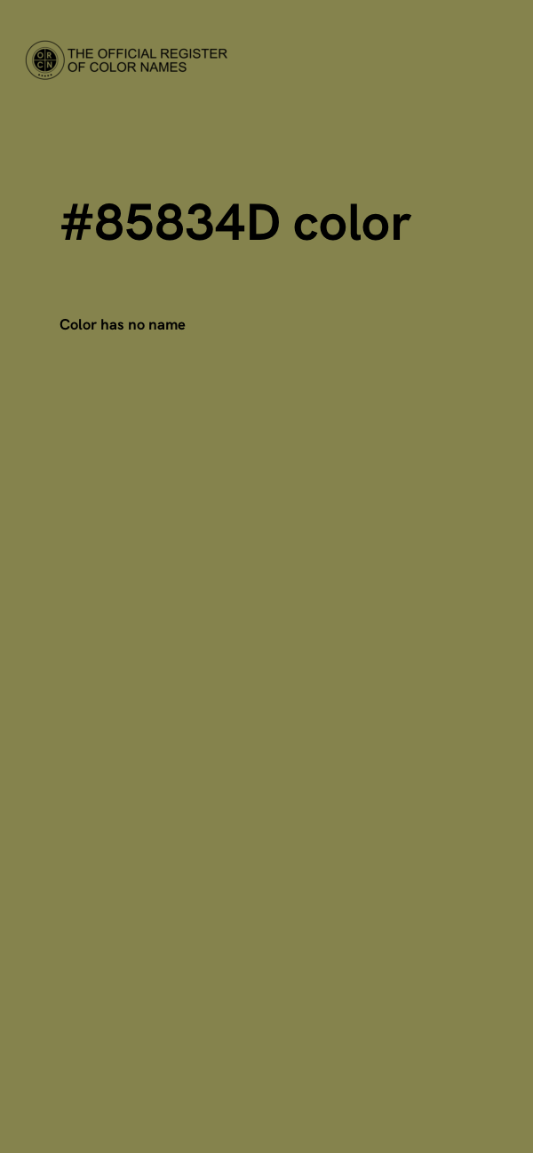 #85834D color image