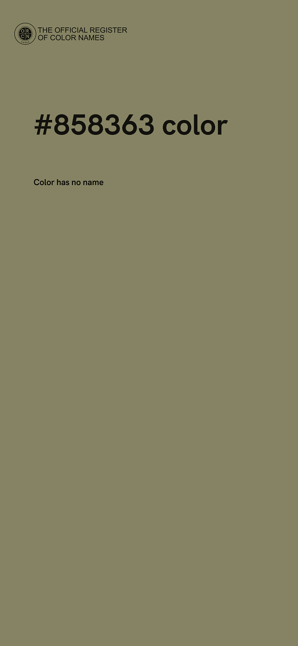 #858363 color image