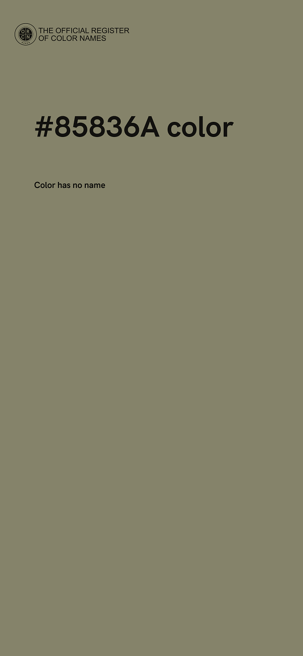 #85836A color image