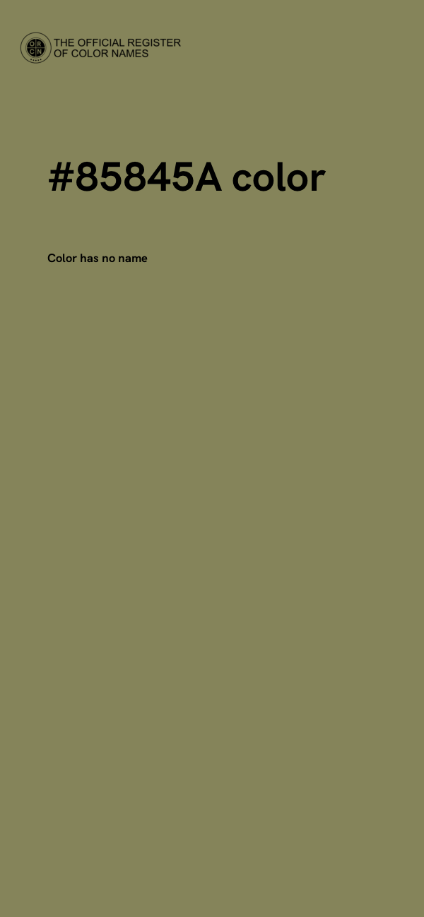 #85845A color image