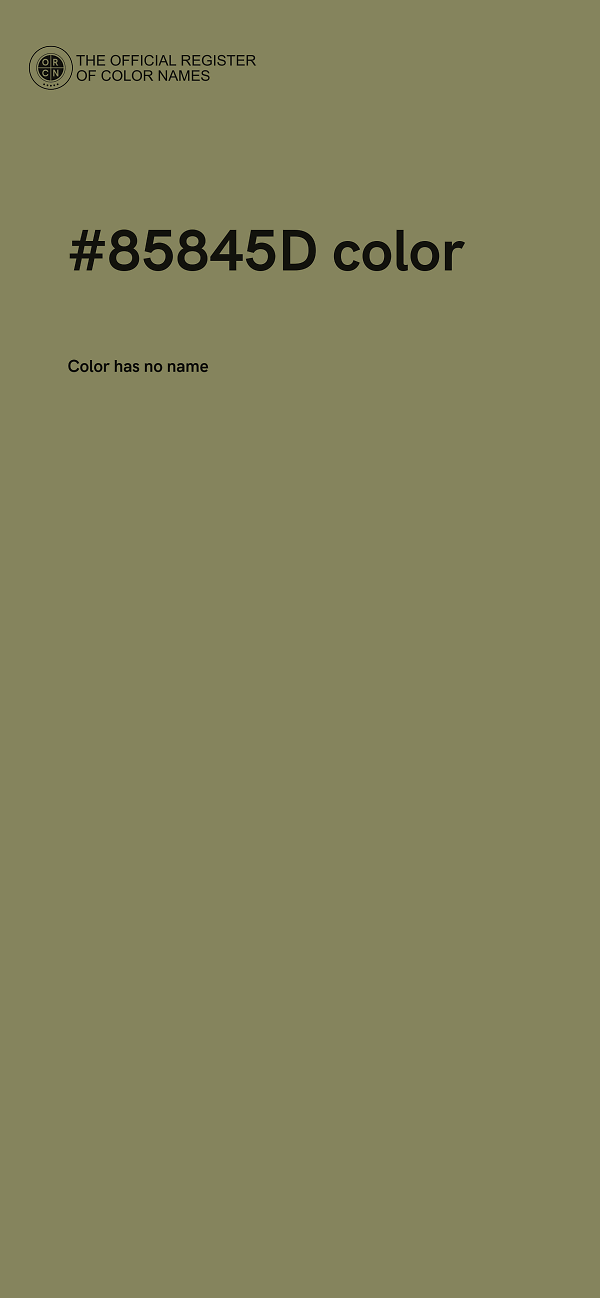 #85845D color image