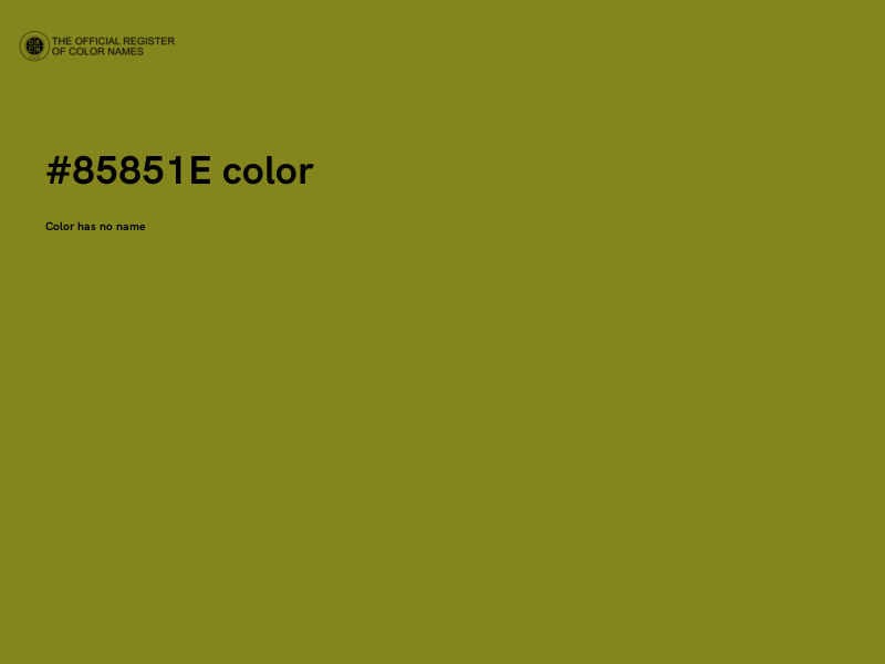 #85851E color image