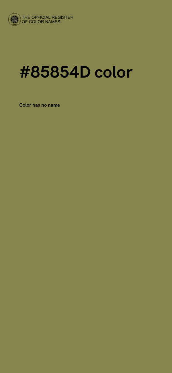 #85854D color image